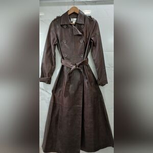 Vintage Spiegel Leather Trench Coat AMAZING CONDITION